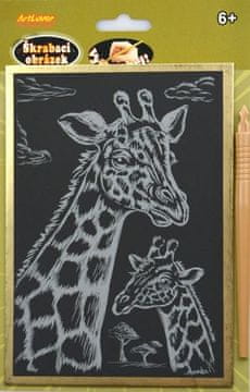 Artlover Zlata slika za praskanje - Žirafe