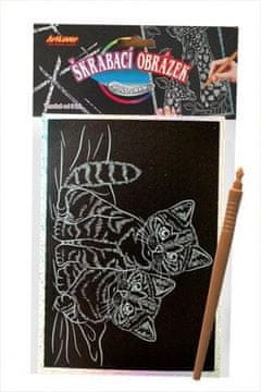 Artlover Holografska slika za praskanje - Kittens