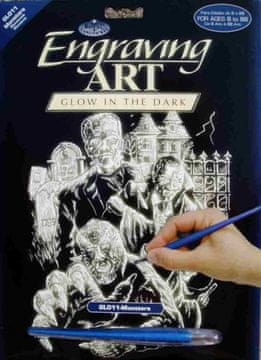 Royal & Langnickel Svetleče praskanje slike pošasti