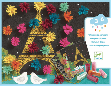 Djeco Kolaži z barvnimi čopki