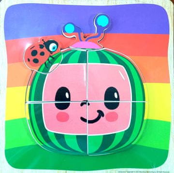 CoComelon Kokomelona lesena sestavljanka 6 kosov