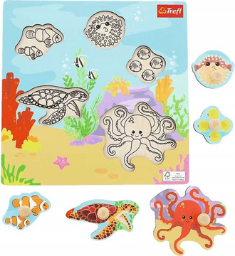 Trefl Lesena podvodna sestavljanka