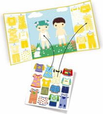 Djeco Gibljive nalepke za najmlajše Oblačila