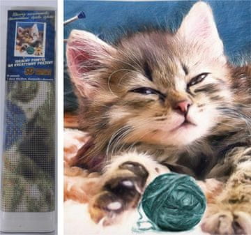 Norimpex Diamantna slika Mačka s palico 30x40cm