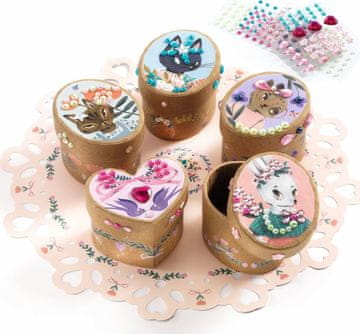 Djeco DIY škatle za okrasitev