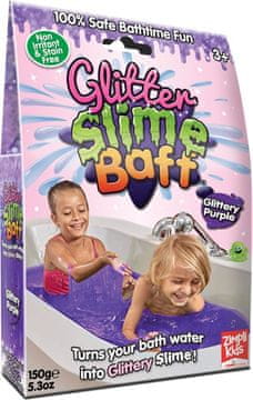 Zimpli Kids Gel za kopel z bleščicami Slime Baff vijolična