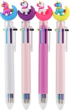 Teddies Šestbarvno pisalo Unicorn 1 kos