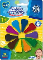 Astra BABY Prstne voščene kopalne bombice 10 kosov