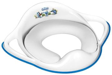 MALTEX Mehka straniščna školjka z ročaji Smurfs - bela