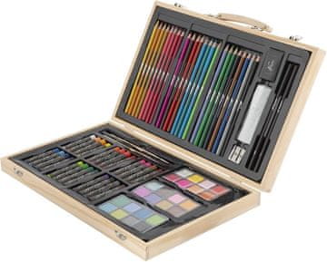 Mac Toys Leseni umetniški etui 79 kosov