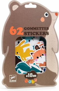 Djeco Moje prve nalepke - Gozdne živali