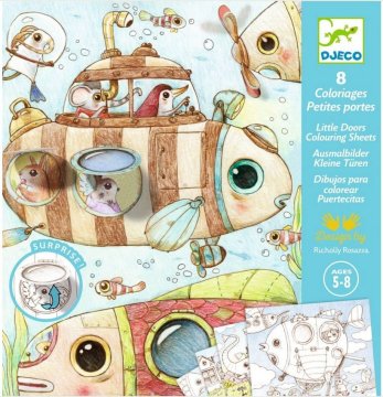 Djeco Knjiga za barvanje Malo na izletu