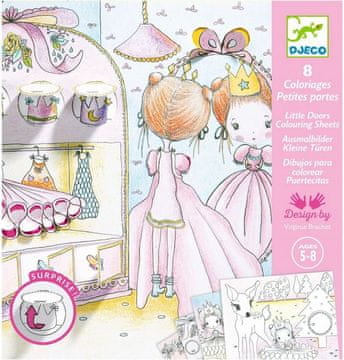 Djeco Princesa Pupi pobarvanka