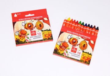 Koh-i-Noor voščene svinčnike trikotne debeline 10 mm - 12 kosov