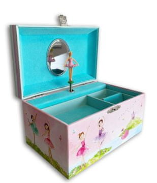 Mac Toys PLEJO Glasbena škatlica za nakit - Balerina