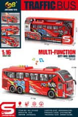 Alltoys Avtobus rdeče barve 1:16