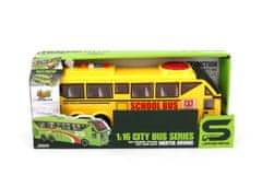 Alltoys Šolski avtobus rumene barve 1:16