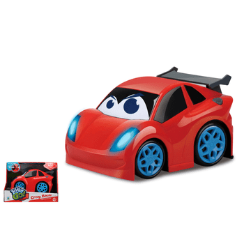 Alltoys Kiddy Go! Športni avtomobil rdeče barve s svetlobo in zvokom, 19 cm