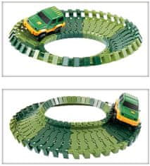 Alltoys Spremenljiva proga z dinozavri 100 delov