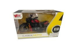 Alltoys Motorno kolo 1:14, rumeno - črno