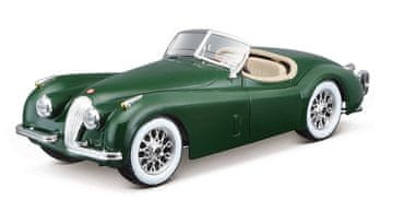 BBurago - Avtomobili HOBBY, Jaguar XK 120 Roadster (1951), temno zelena, 1:24