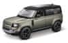 BBurago - Avtomobili HOBBY, 2022 Land Rover Defender 110, zelena kovinska, 1:24