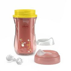 Chicco Mug Active thermo s trdim ustnikom roza, 14m+