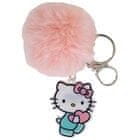 Alltoys Obesek za ključe Hello Kitty s krznenim pompom