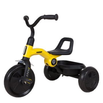 QPLAY Tricikel Ant Yellow, starost 2-6 let