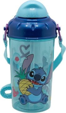 Stor Steklenička za pitje s trakom Stitch 465 ml