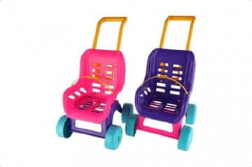 TEDDIES Buggy Sport voziček za lutke roza/vijolična 1 kos