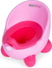 ECOTOYS Otroški lonček Roza