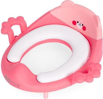 ECOTOYS Straniščni sedež za otroke Roza
