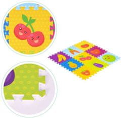 Artyk ECOTOYS Penasta sestavljanka Sadje (28x28)