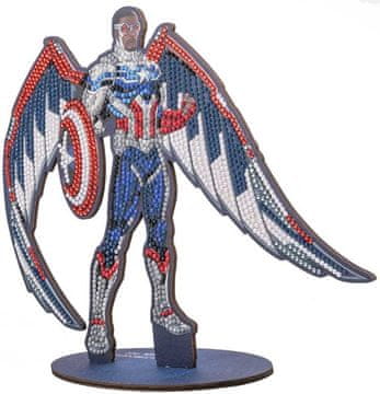 CRYSTAL ART Diamantna slika XL Maščevalci: Falcon