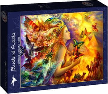 BLUEBIRD Puzzle Fantastični barviti svet 1000 kosov
