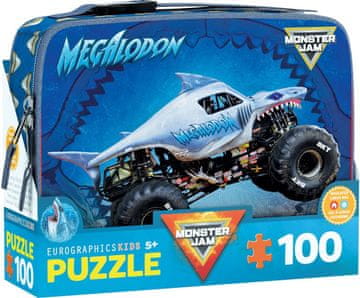EuroGraphics Snack Box Puzzle Megalodon Monster Jam 100 kosov