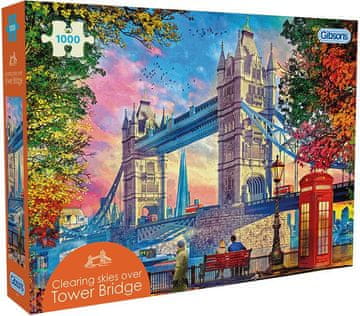 Gibsons Puzzle Nebo nad Tower Bridge 1000 kosov