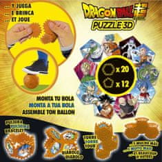 Educa 3D sestavljanka Gradimo in se igramo: Dragon Ball 32 kosov
