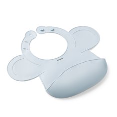 BABYONO Silikonski slinček - modri