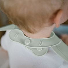 BABYONO Silikonski slinček - Žajbelj