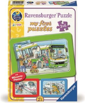 Ravensburger Moja prva sestavljanka Vozila 3x6 kosov