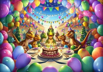 ART PUZZLE Sestavljanka Dinozaver party 50 kosov