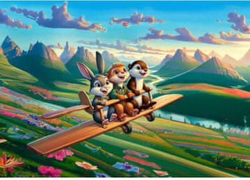 ART PUZZLE Sestavljanka Pogumni piloti 100 kosov