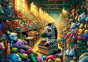 ART PUZZLE Puzzle Toy Factory 100 kosov