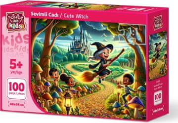ART PUZZLE Sestavljanka Cute Witch 100 kosov