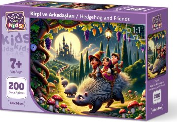 ART PUZZLE Sestavljanka Ježek in prijatelji 200 kosov