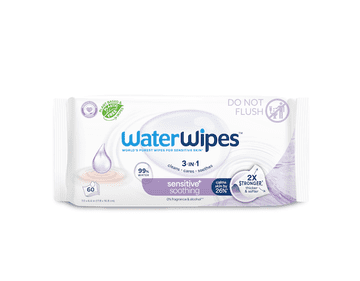 6X WATERWIPES Pomirjujoče čiste mokre robčke 3v1 60 kosov (360 kosov)