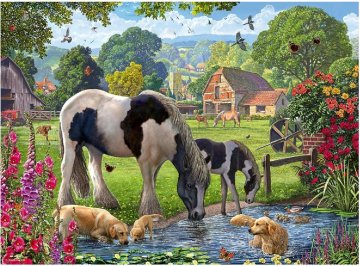 Ravensburger Puzzle Hadlow - Svet ponijev 500 kosov