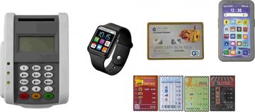 PLEJO Plačilni terminal z mobilnim telefonom in uro